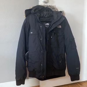 Black North Face Bomber Winter Jacket